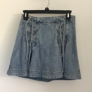 Free People denim skirt (size 2)